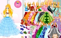 Anziehspiel - Prinzessinnenkleid